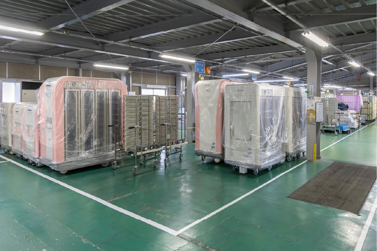 病院用配膳車ラインの画像