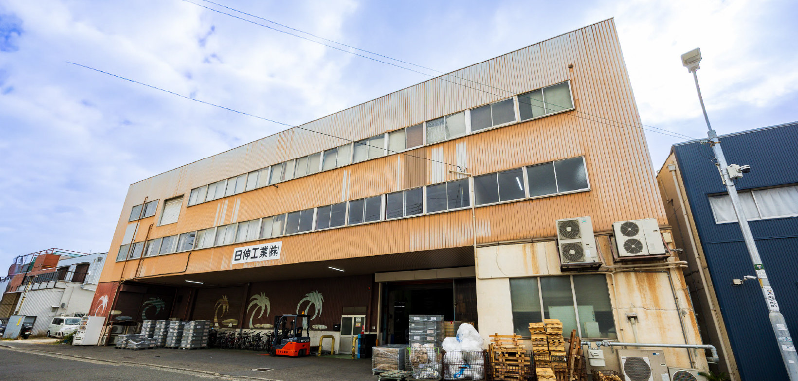 柏田工場の外観